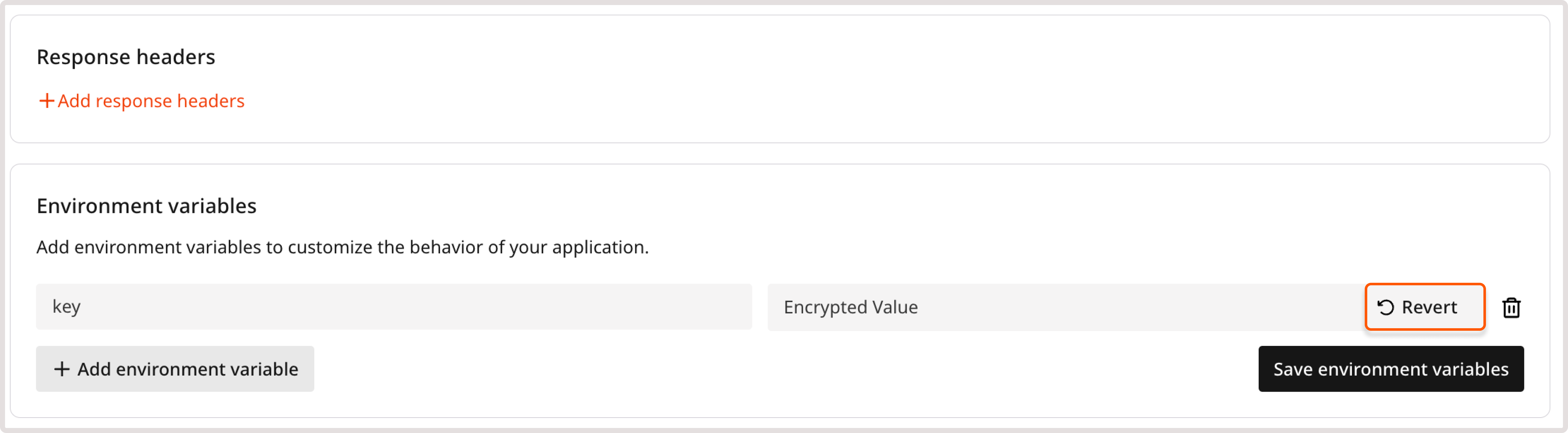 Encrypted variable