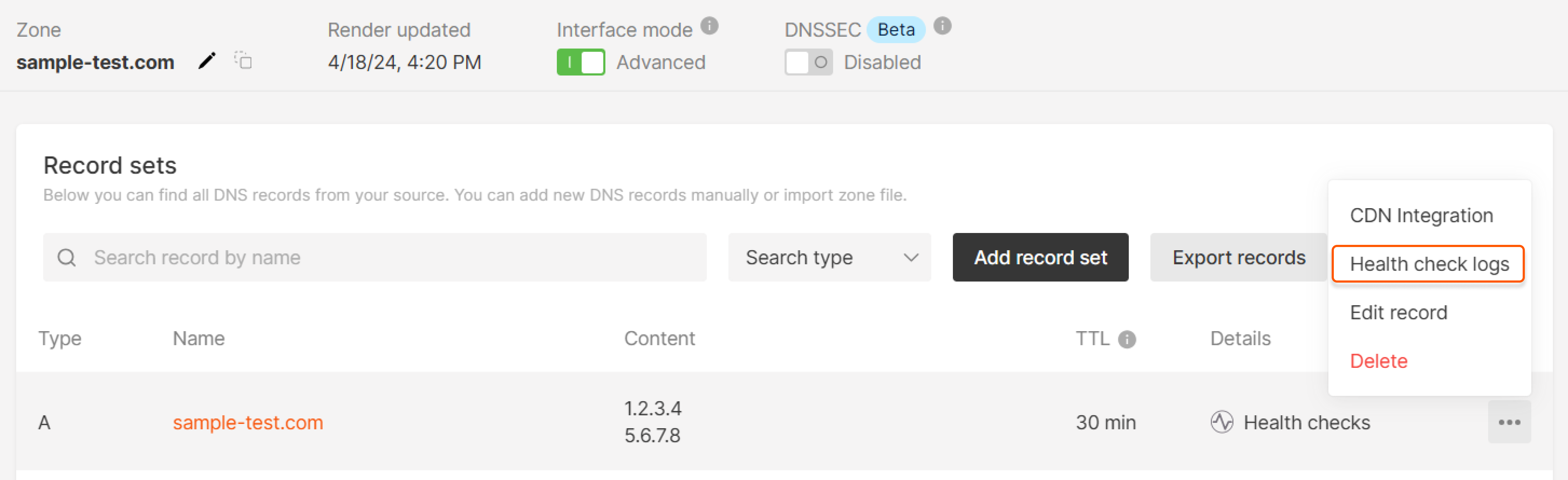 Check monitoring logs